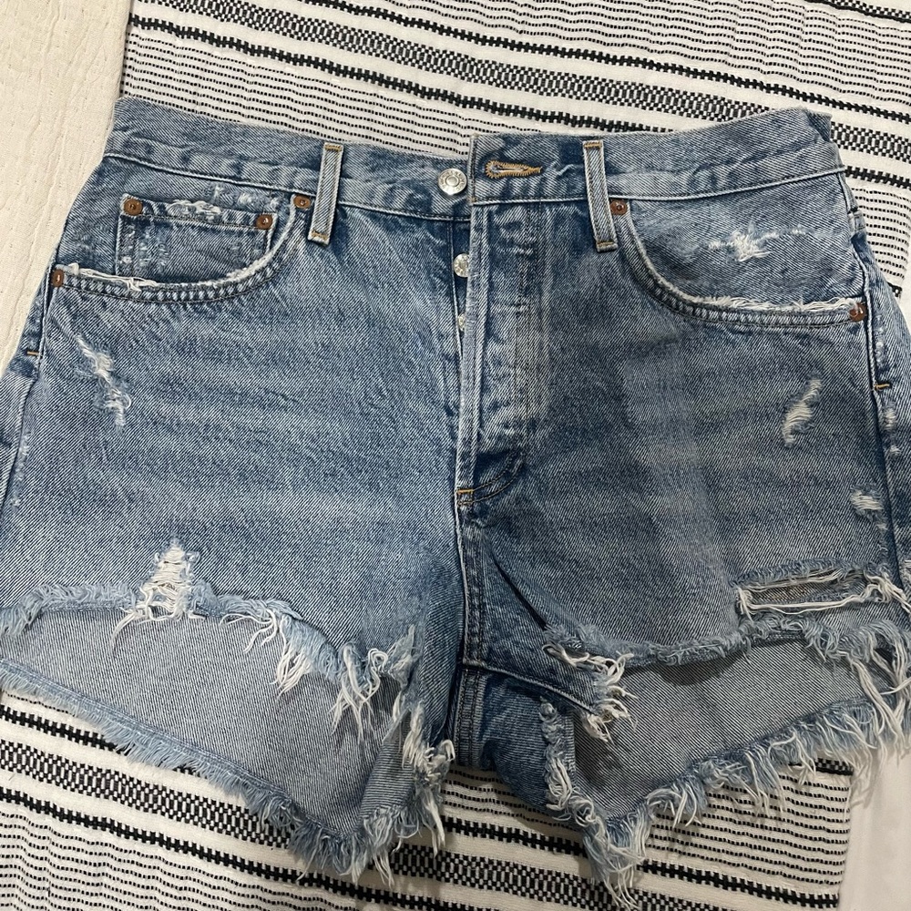 AGOLDE VINTAGE PARKER CUT OFF SHORTS IN SWAPMEET size 29